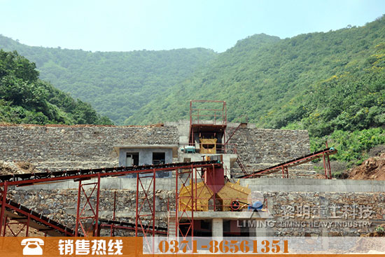 一天破2000吨以上的石头破碎生产线价格？